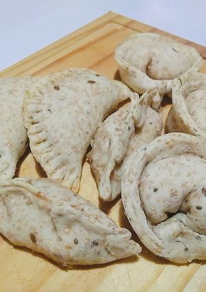 Una foto de Empanaditas integrales de vegetales
