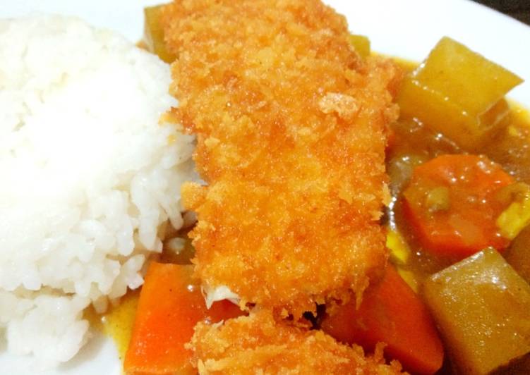 Chicken Katsu with vegetable curry