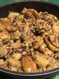 Pommes grenailles au chou romanesco et dulce
