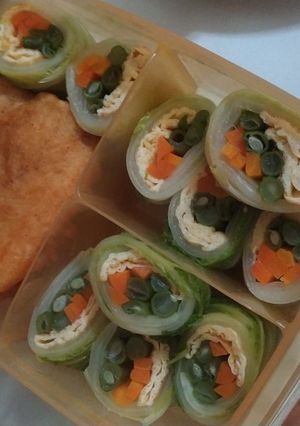 Foto resep Sushi Sayuran dengan Dori Tepung