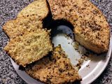 Budín de naranja y avena
