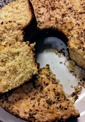 Una foto de Budín de naranja y avena