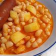 Potaje de alubias blancas