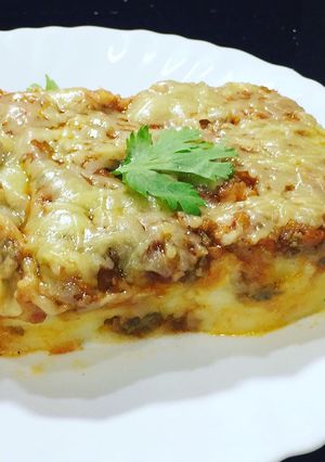 صورة لوصفة غراتان البطاطس السريع 😋😋