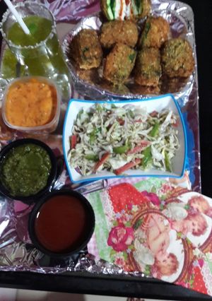 A picture of Paneer Tiranga sandwich.