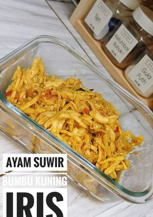 Foto resep Ayam Suwir Bumbu Kuning Iris dan Bubuk