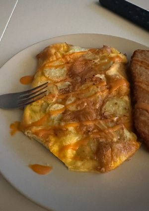 Une photo de Tortilla à l'air fryer