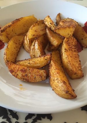 A picture of Baked potatoes (pečené zemiaky).