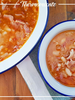 Una foto de Alubias con oreja, con Thermomix