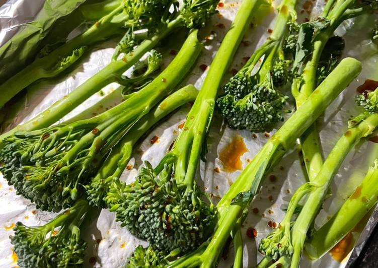 Recipe of Speedy Roast Broccolini Spears 🥦