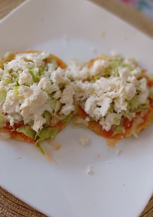 Una foto de Tinga de pollo