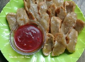 Foto resep Tahu Aci(kukus) awet empuk + saos seperti abang tukang pentol😄