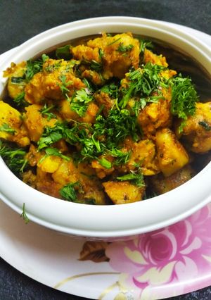 बेसन वाली अरबी की सब्जी (besan wali arbi ki sabzi recipe in Hindi) रेसिपी मुख्य फोटो