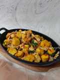 Tahu kuning Ayam Suwir kemangi