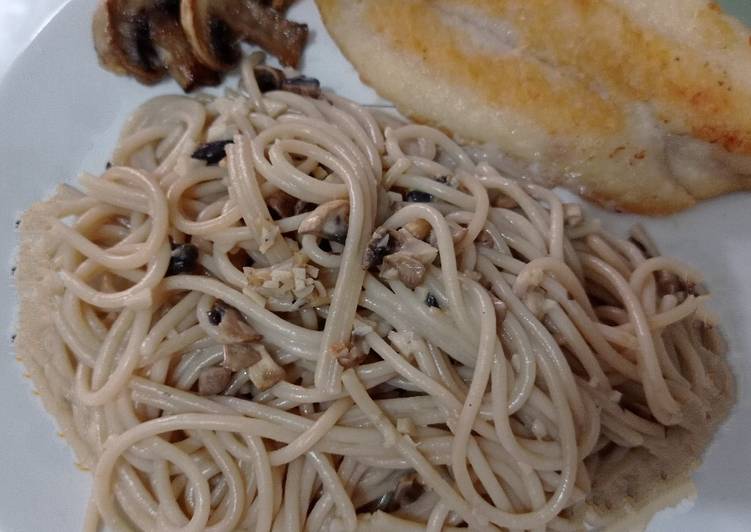 5 Resep: Spageti carbonara plus dori fillet gluten free Kekinian