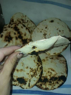 Una foto de Pan indio (chapatii)