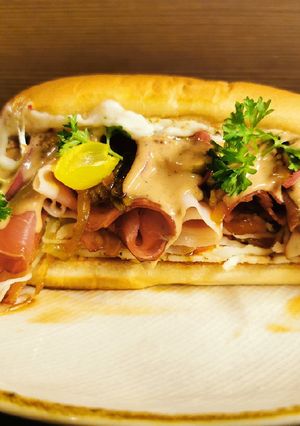 Reuben szendvics, feketeerdő sonkával recept fotója
