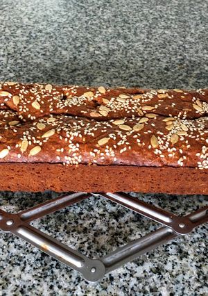 Una foto de Budín de zanahorias con avena y harina integral