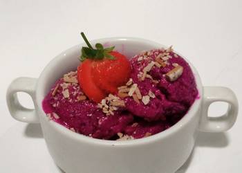 Mudah Cepat Memasak Banana Dragon Fruit Sorbet 🍌🍨 Enak dan Sehat