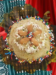 गव्हाच्या सोजीचा शिरा (ghawachi suji shira recipe in marathi) रेसिपी चे मुख्य फोटो