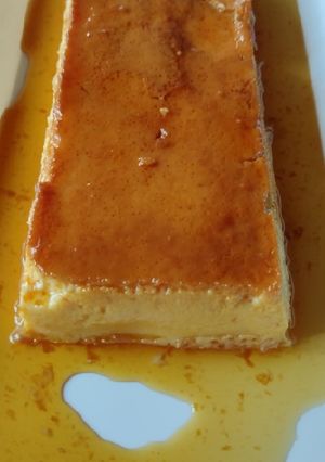 Una foto de Flan casero