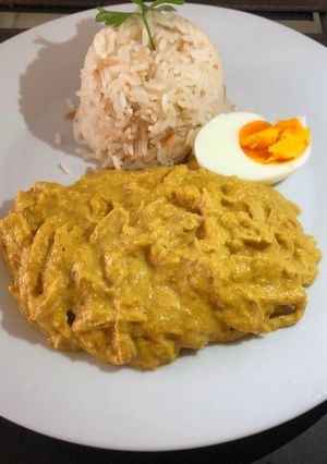 Una foto de Ají de gallina 🍛🐔