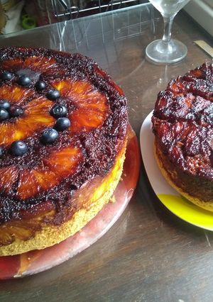Una foto de Torta invertida de Ananá