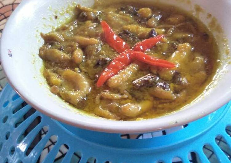 Masak kuning perut ikan haruan