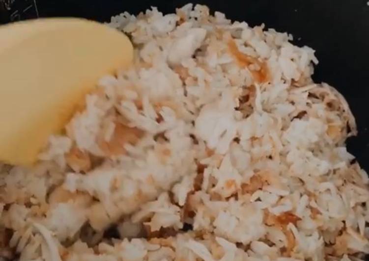 Nasi ayam kfc simple