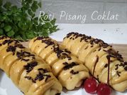 Gambar roti isi pisang coklat