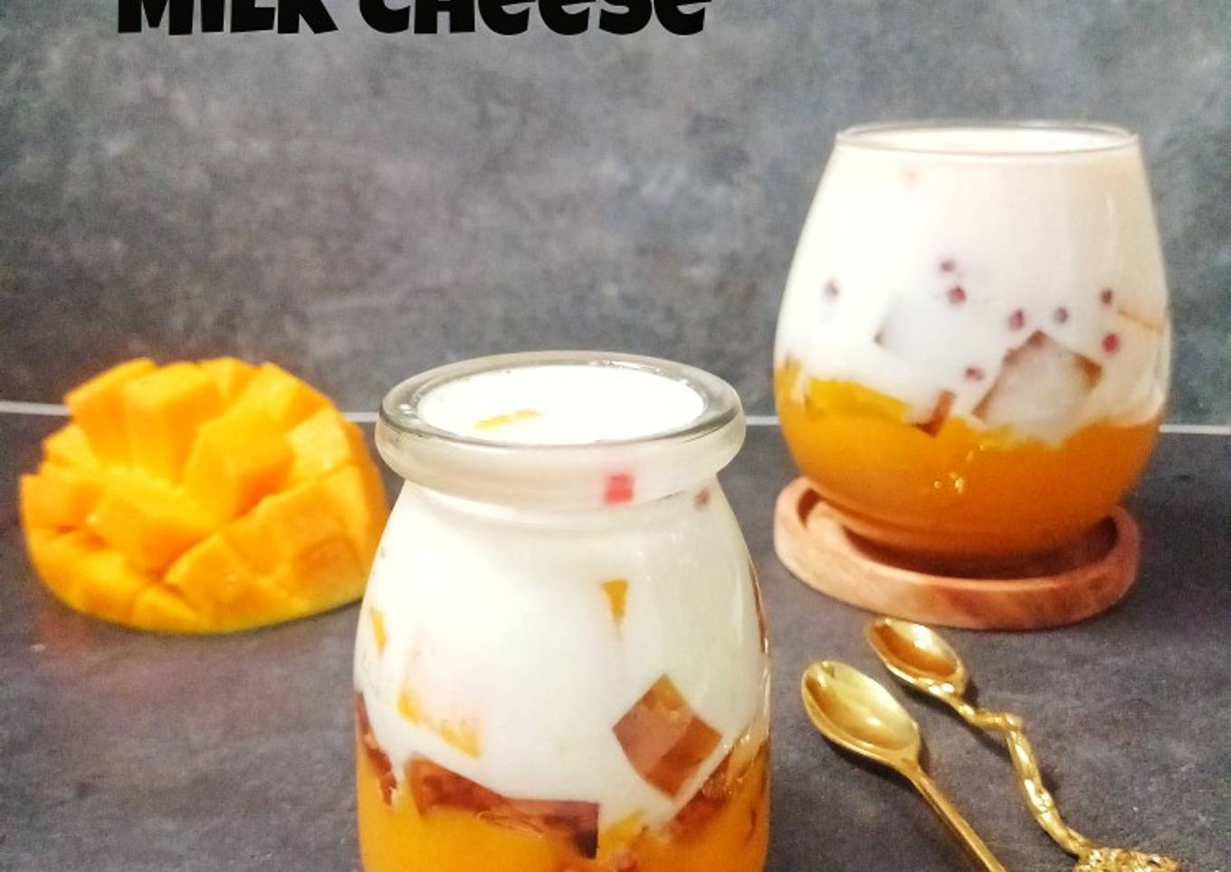 Mango sagoo Milk Cheese