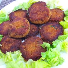 A picture of Mutton Shami kebab.
