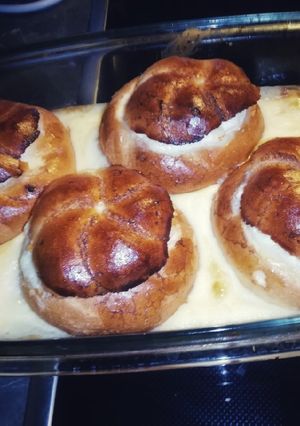 Túróval töltött zsemle🥯 recept fotója