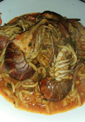 Foto resep Mie aceh lobster