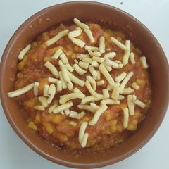 Sev tomato sabzi A picture of Sev tomato sabzi.