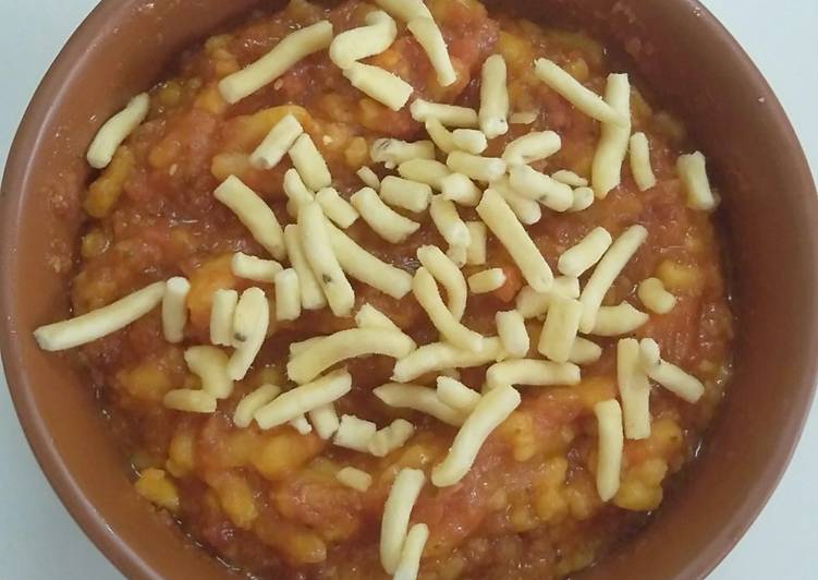 Recipe of Quick Sev tomato sabzi