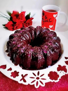 عکسی از دستور کیک شکلاتی کافی شاپی 😋😍