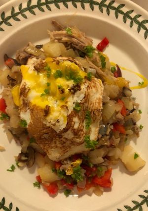 A picture of Use-up Pork Hash-style.