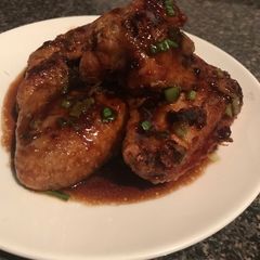 A picture of Savory soy sauce wings.