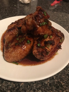 A picture of Savory soy sauce wings.