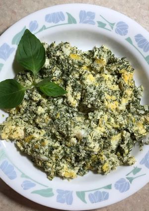 A picture of Paneer Vavidg (Gilaky fried cheese)🇮🇷.