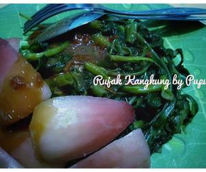 Resep mudah Rujak Kangkung Praktis Enak