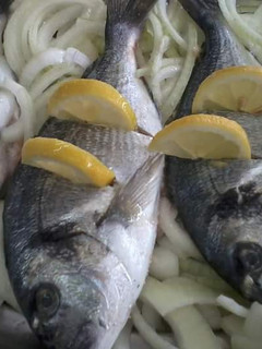 Una foto de Dorada al horno