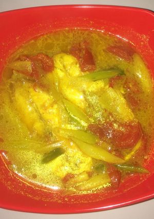Foto resep Kakap merah kuah kuning