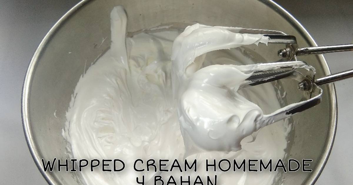 Resep Whipped cream homemade oleh Silvia Nurdin Cookpad Resep Whipped cream homemade oleh Silvia Nurdin Cookpad