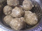 A picture of ajwain ladoo