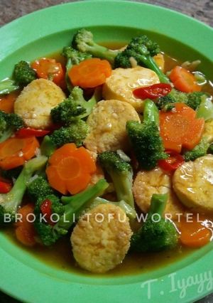 Foto resep Cah Brokoli tofu Wortel