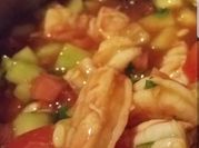 Una foto de camarones faciles