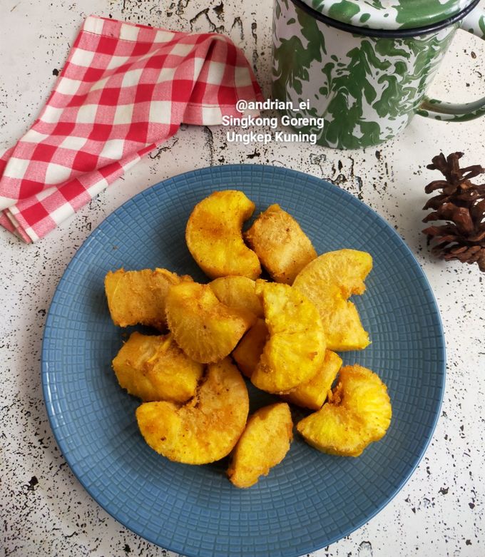 Foto resep Singkong Goreng Ungkep Kuning