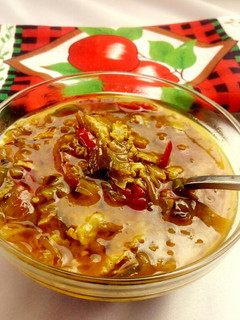 A picture of Egg soup.